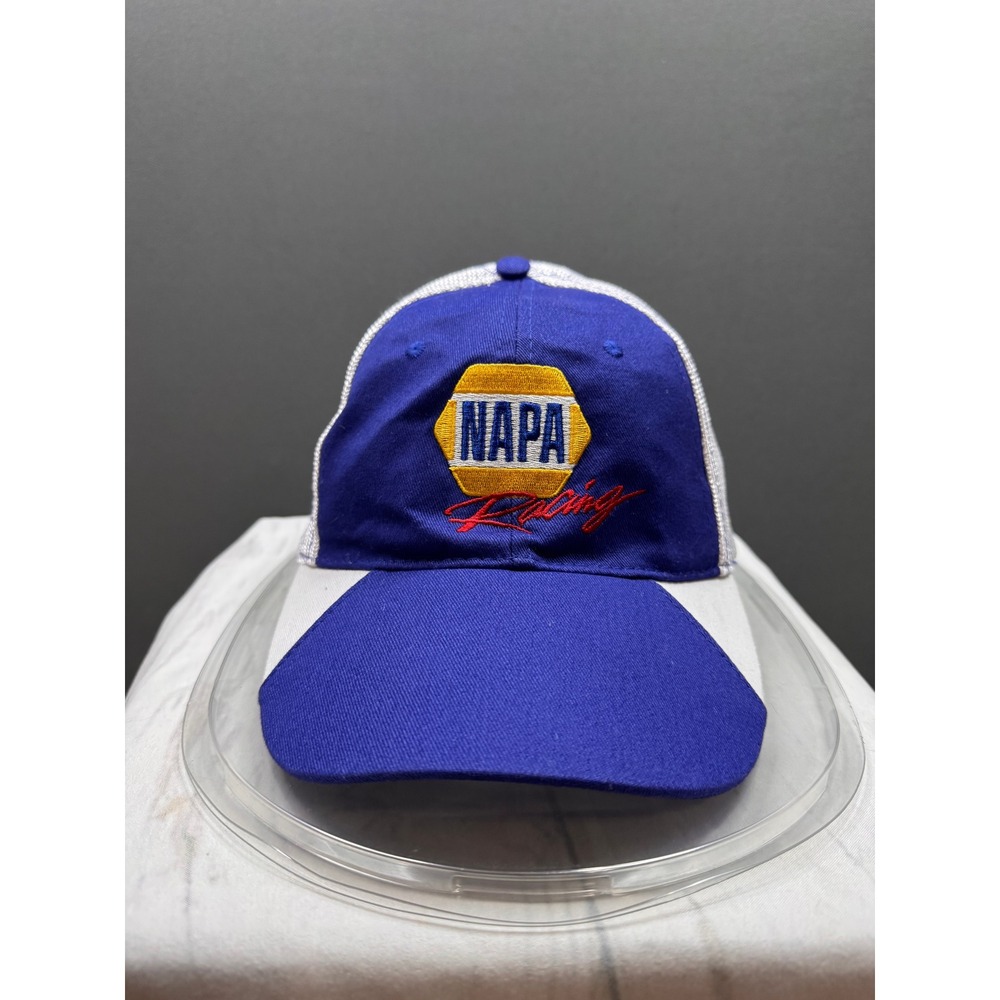 NAPA Racing Trucker Hat Unisex Blue White Hendrick Motorsports Adjustable OSFM